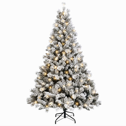 Albero di Natale Artificiale con Rami Pieghevoli 180 cm 300 LED | homemem39