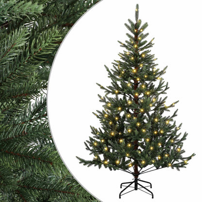 Albero di Natale Artificiale con Rami Pieghevoli 240 cm 300 LED