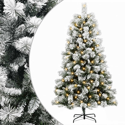 Albero di Natale Artificiale con Rami Pieghevoli 240 cm 300 LED