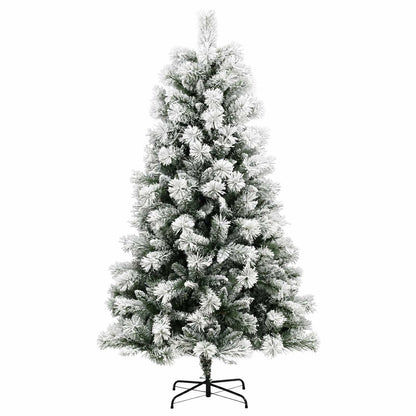 Albero di Natale Artificiale con Rami Pieghevoli 240 cm 300 LED