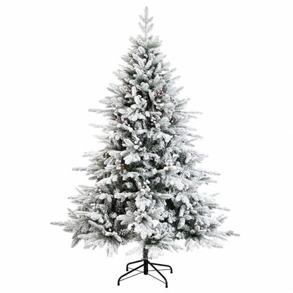 Albero di Natale artificiale con palline 180 cm 300 LED