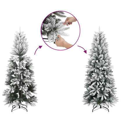 Albero di Natale artificiale con palline 180 cm 300 LED