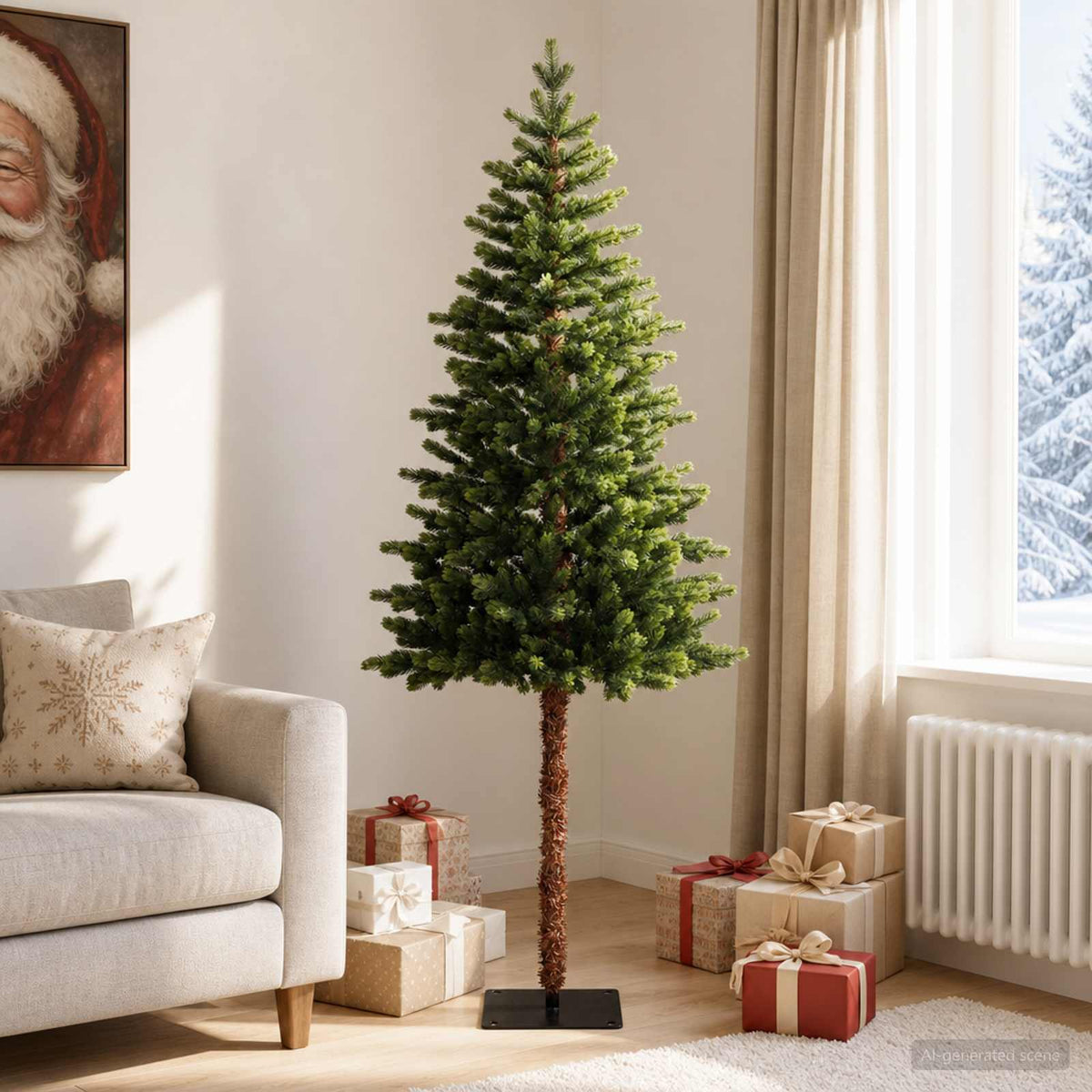 Albero di Natale Artificiale con Rami Pieghevoli 180 cm | homemem39