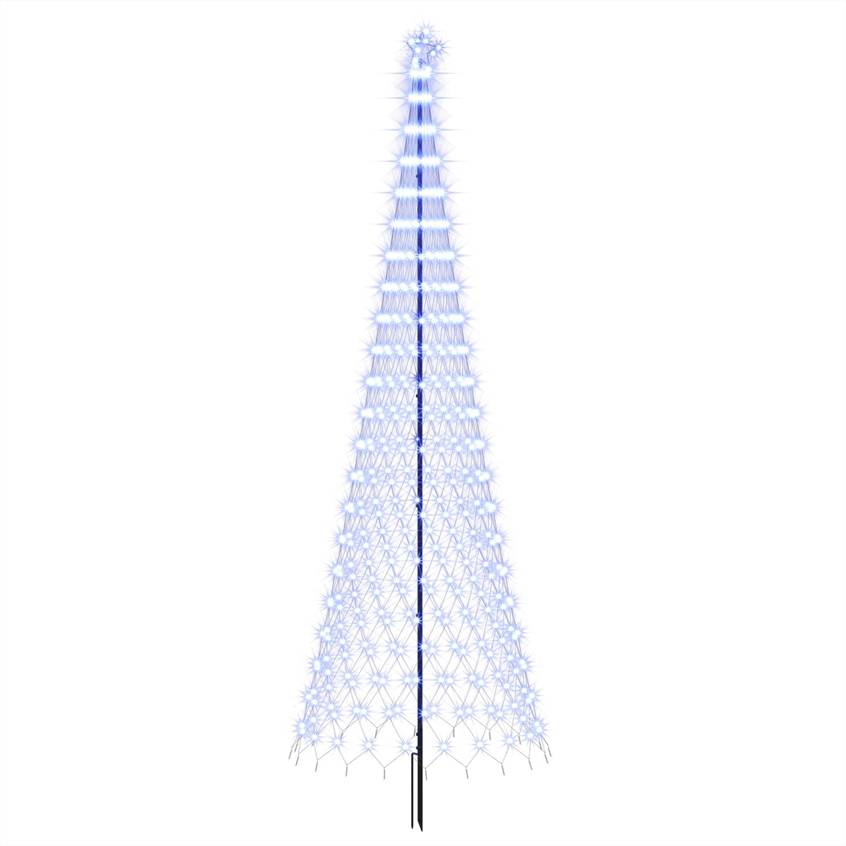 Albero di Natale LED 400 cm 450 LED Ferro