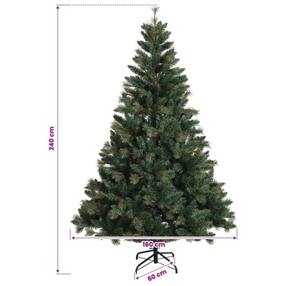 Albero di Natale Artificiale con Rami Pieghevoli 240 cm