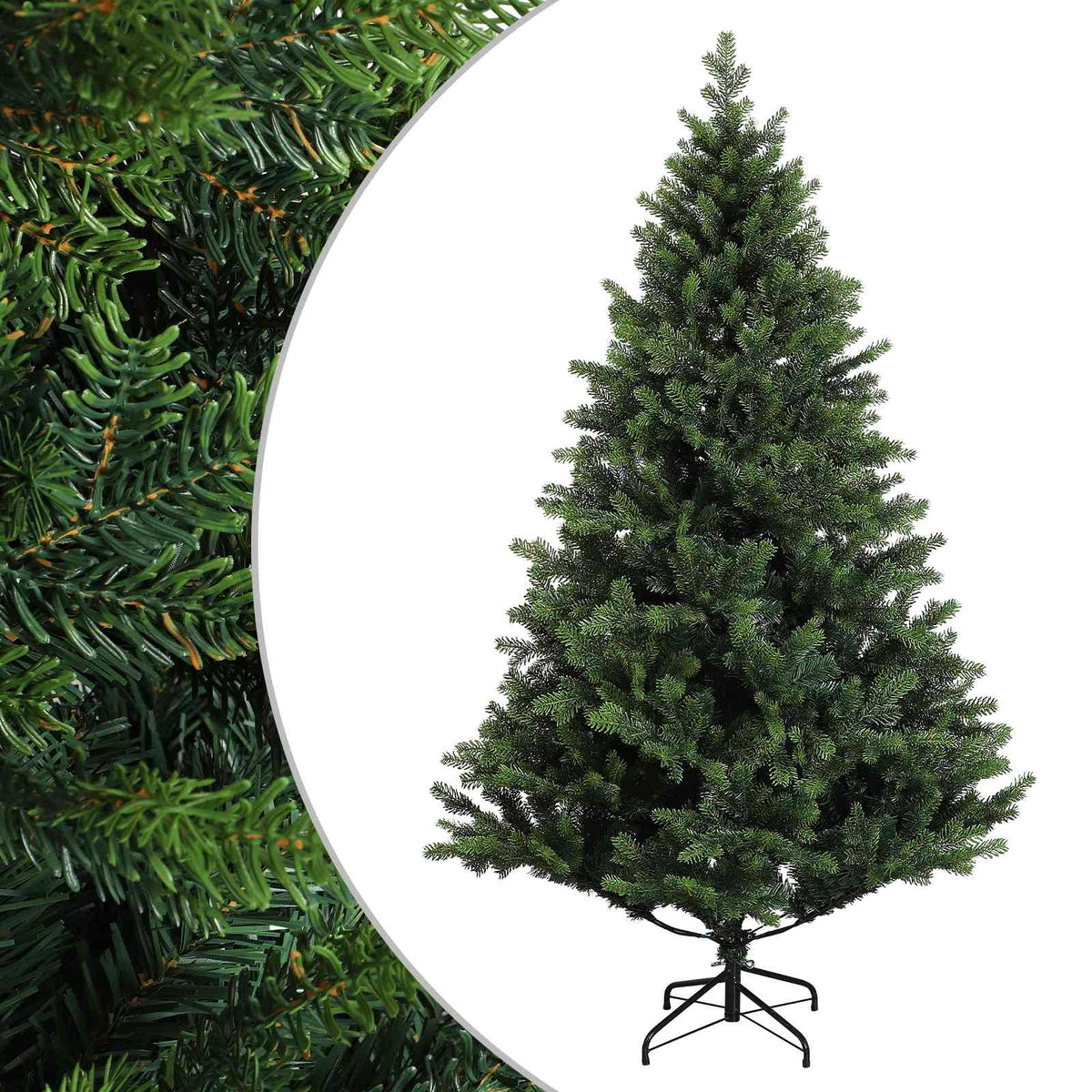 Albero di Natale Artificiale con Rami Pieghevoli 240 cm