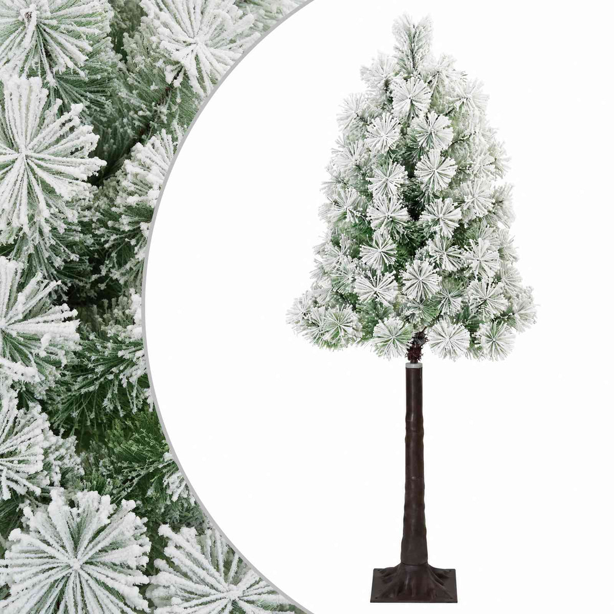 Albero di Natale Artificiale con Rami Pieghevoli 120 cm