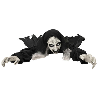 Zombie strisciante di Halloween SPOOKA Nero 41 x 130 x 24 cm