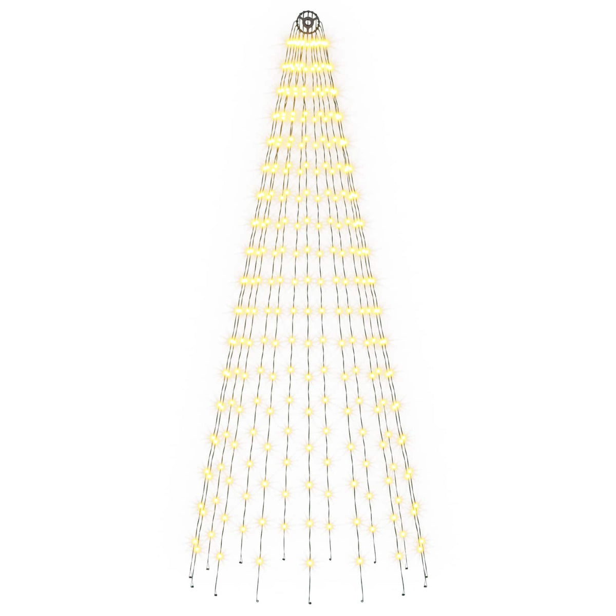 Luci per albero di Natale con picchetti e asta per bandiera | homemem39