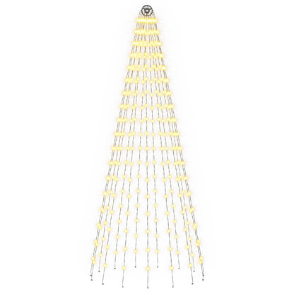 Luci per albero di Natale con picchetti e asta per bandiera | homemem39