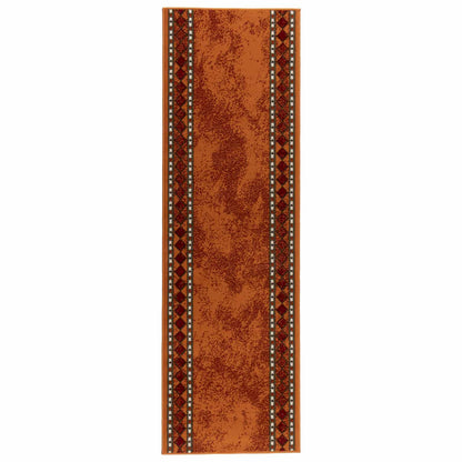 Tappeto Runner FLORNES Tessuto Arancione PP 7 mm