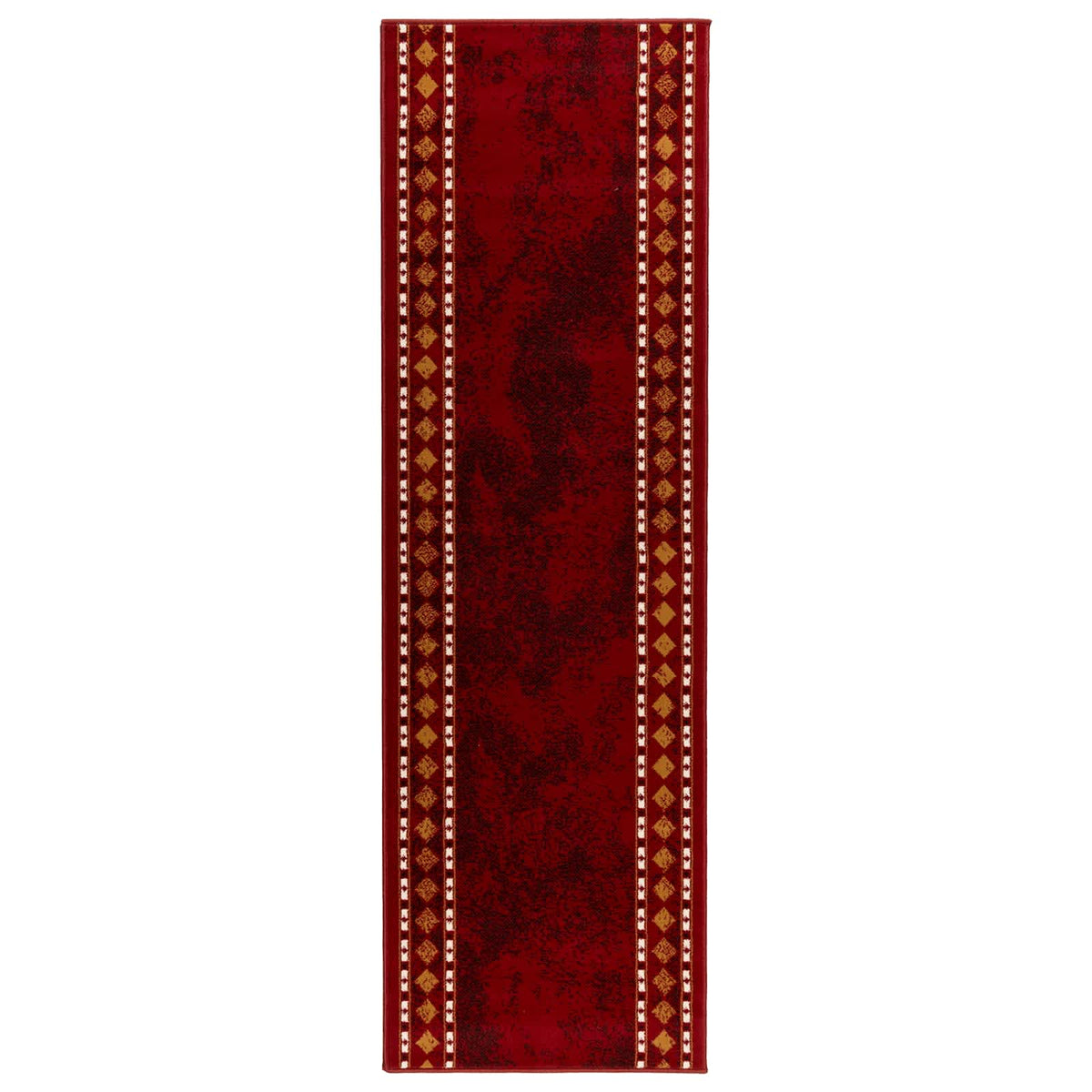 Tappeto Runner FLORNES Tessuto Rosso PP 7 mm