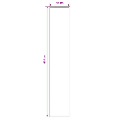 Tappeto Runner FLORNES Tessuto Blu PP 7 mm