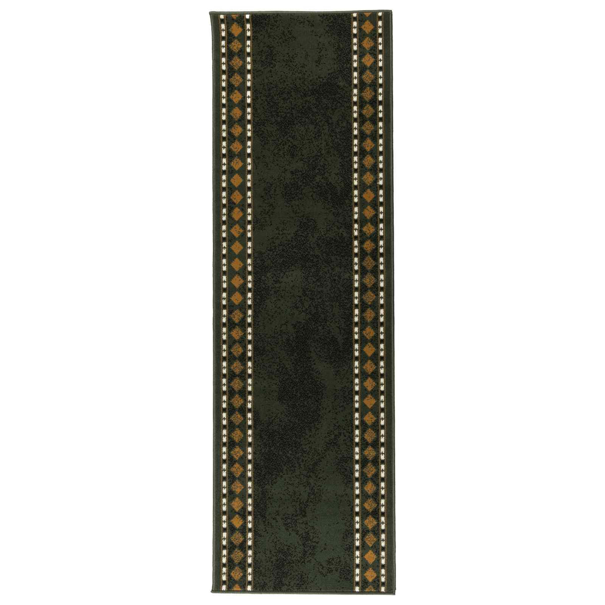 Tappeto Runner FLORNES Tessuto Verde PP 7 mm | homemem39