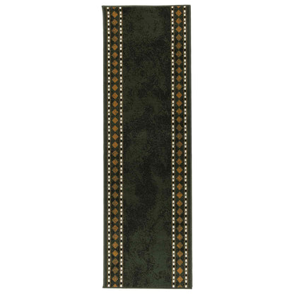 Tappeto Runner FLORNES Tessuto Verde PP 7 mm