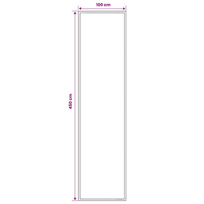 Tappeto Runner FLORNES Tessuto Verde PP 7 mm