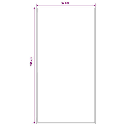 Tappeto Runner FLORNES Tessuto Marrone PP 7 mm | homemem39