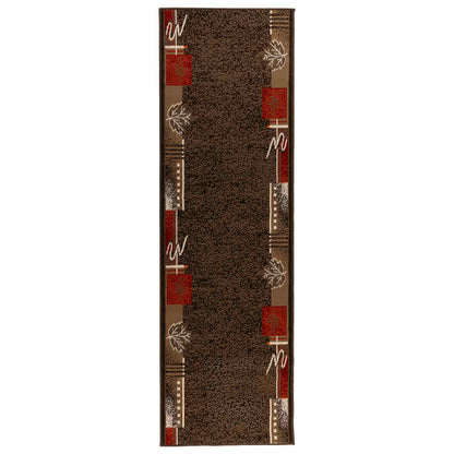 Tappeto Runner FLORNES Tessuto Marrone PP 7 mm