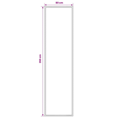 Tappeto Runner FLORNES Tessuto Marrone PP 7 mm | homemem39