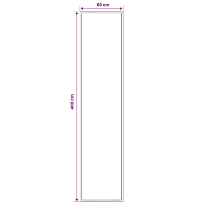 Tappeto Runner FLORNES Tessuto Marrone PP 7 mm | homemem39