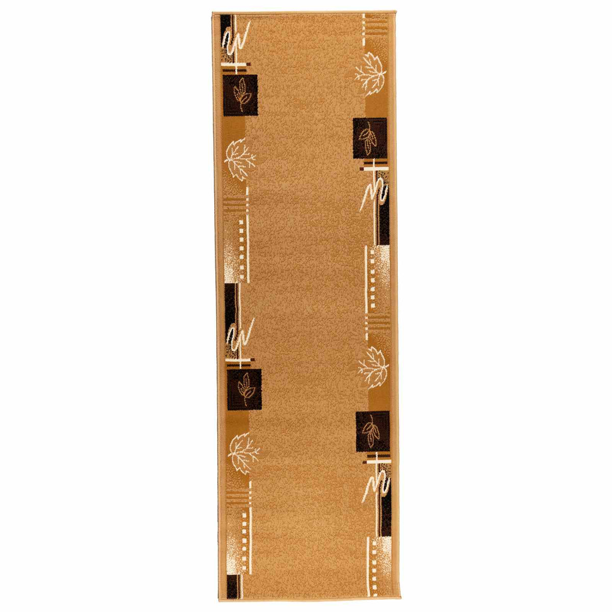 Tappeto Runner FLORNES Tessuto Beige PP 7 mm