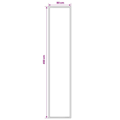 Tappeto Runner FLORNES Tessuto Marrone PP 7 mm | homemem39
