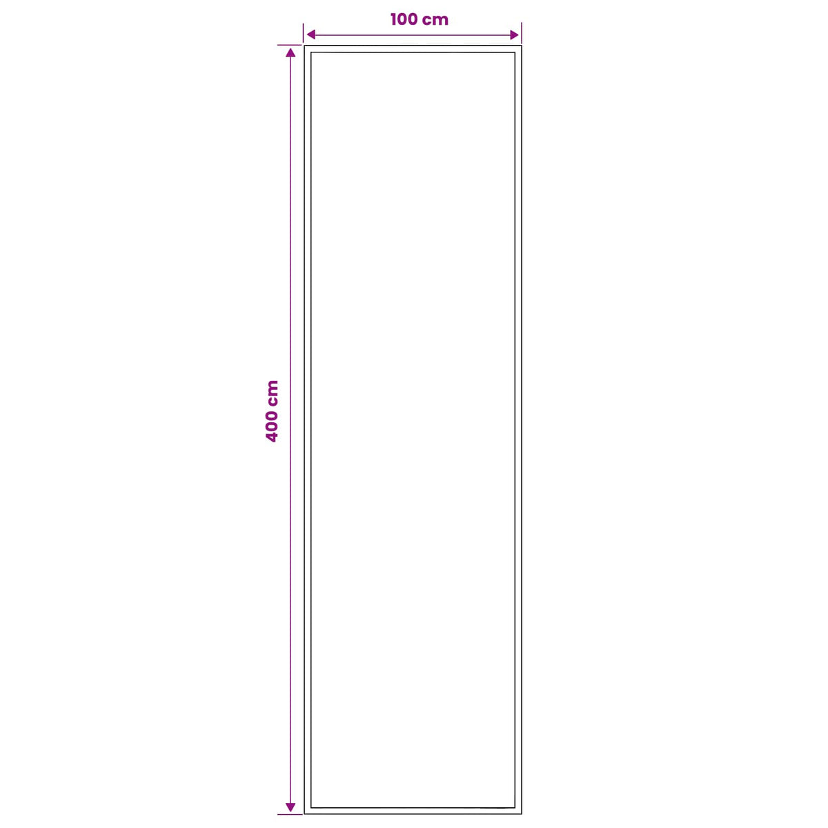 Tappeto Runner FLORNES Tessuto Nero PP 7 mm | homemem39