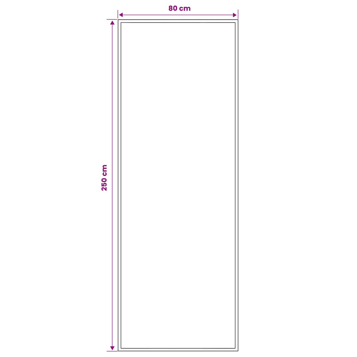 Tappeto Runner FLORNES Tessuto Grigio PP 7 mm | homemem39