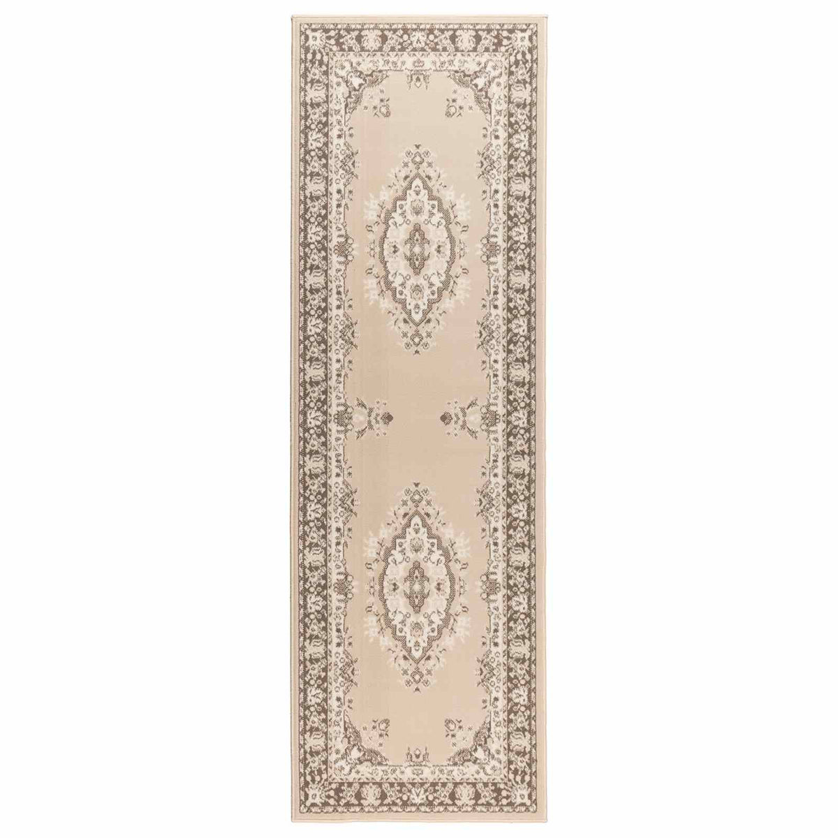 Tappeto Runner FLORNES Tessuto Ecrù PP 7 mm | homemem39