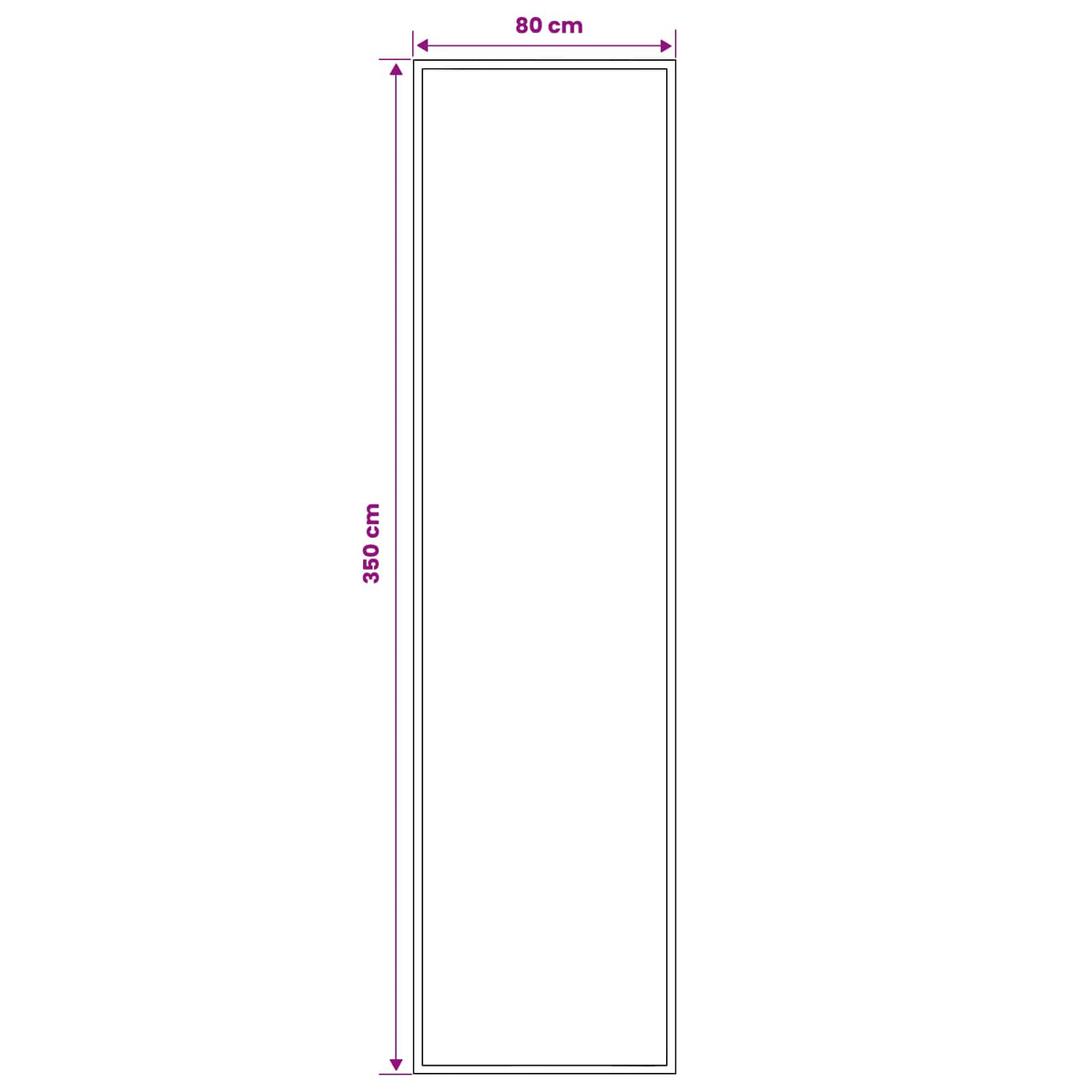 Tappeto Runner FLORNES Tessuto Grigio PP 7 mm | homemem39
