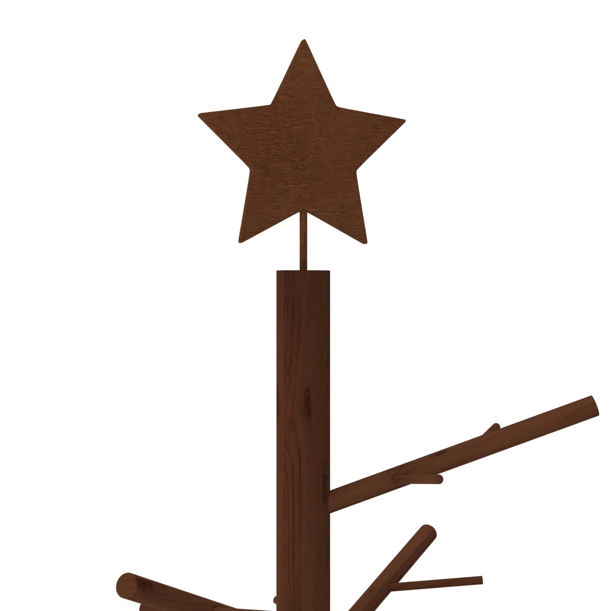 Albero di Natale in legno 210 cm Bambù e legno di pino massello