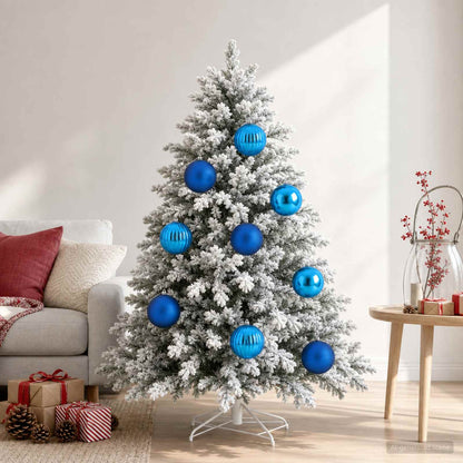 Set di palline di Natale XL 9 pz Blu Diam. 15 cm Plastica