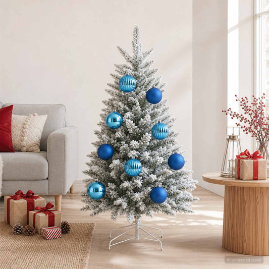 Set di palline di Natale XXL 3 pz Blu Diam. 25 cm Plastica