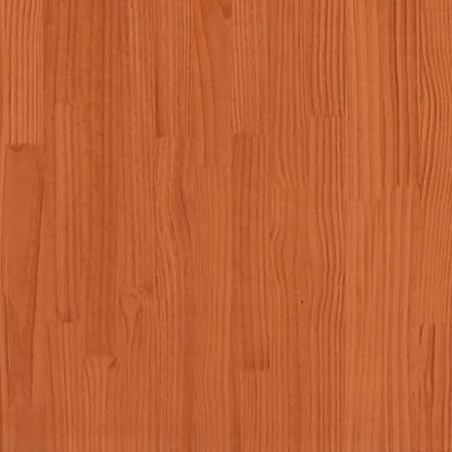 Struttura del letto con lo scaffale Marrone cerato 100 x 200 cm | homemem39