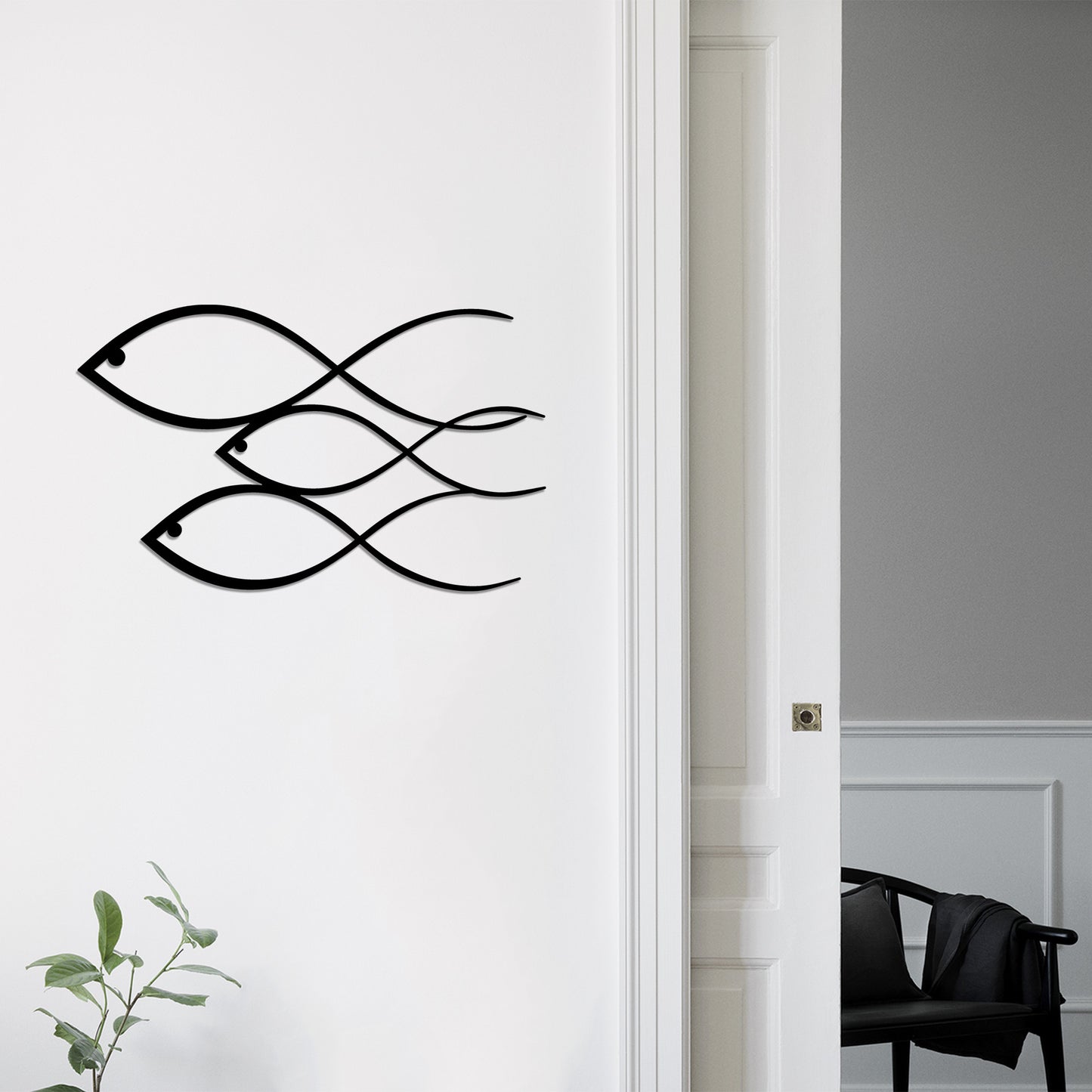 Accessorio da Parete in Metallo Decorativo