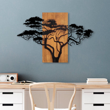 Accessorio Murale Decorativo in Legno