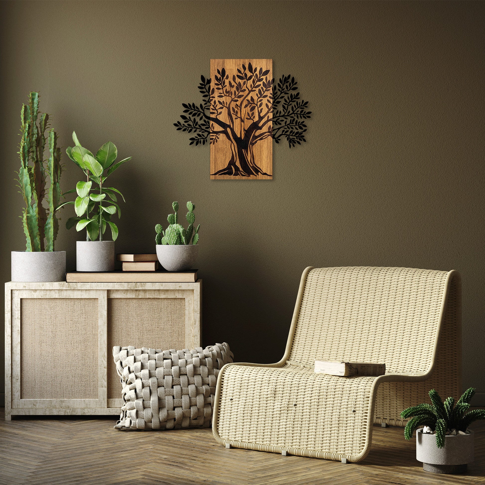 Decorative Wooden Wall Accessory | homemem39