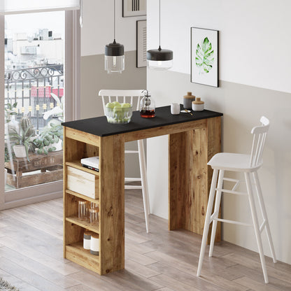 Tavolo Bar in Melamina Atlantic Pine White