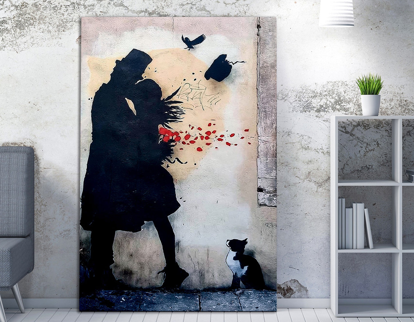 Dipinto su Tela Framed Decorativo - Giuditta e la Testa di Oloferne