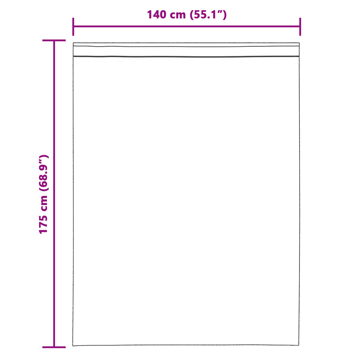 Tende in Voile con Passanti 2 pz Rosso Vino 140x175 cm