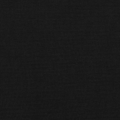 Giroletto a Molle con Materasso Nero 200x200 cm in Tessuto