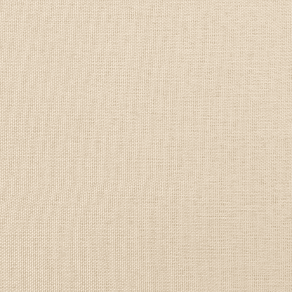 Giroletto a Molle con Materasso Crema 180x200 cm in Tessuto