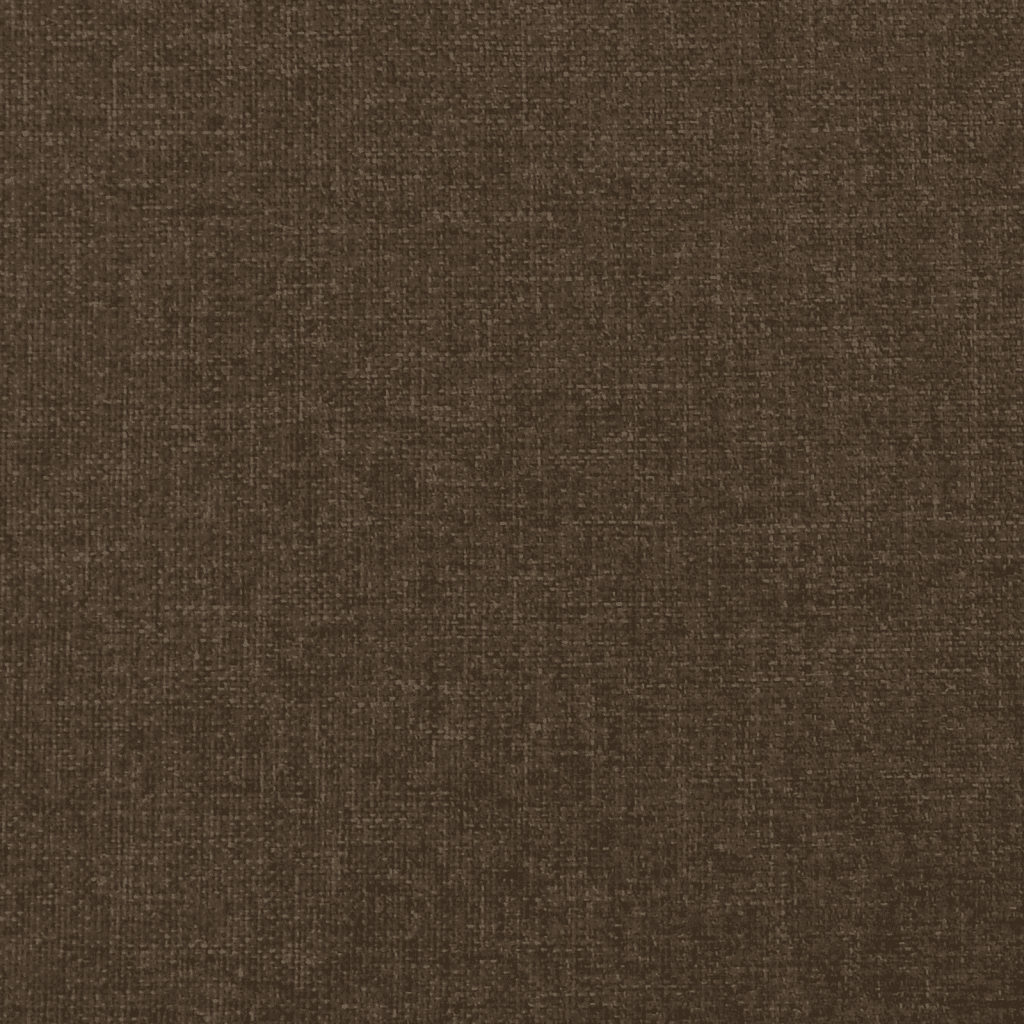 Giroletto a Molle con Materasso Marrone Scuro 100x200cm Tessuto