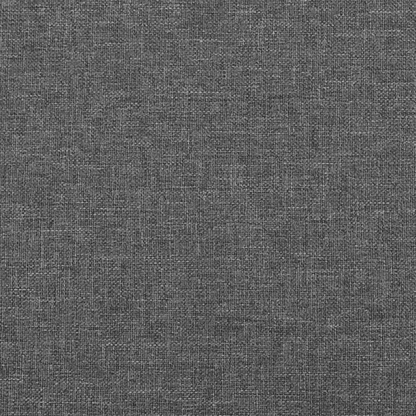 Giroletto a Molle con Materasso Grigio Scuro 140x200cm Tessuto | homemem39