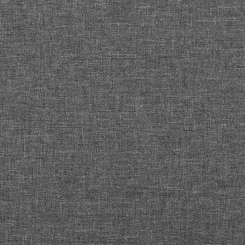 Giroletto a Molle con Materasso Grigio Scuro 200x200 cm Tessuto | homemem39