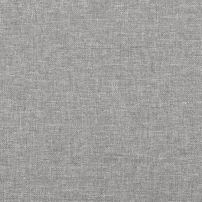 Giroletto a Molle con Materasso Grigio Chiaro180x200 cm Tessuto