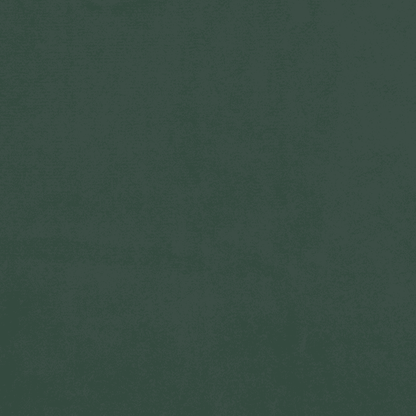 Giroletto a Molle con Materasso Verde Scuro 200x200 cm Velluto