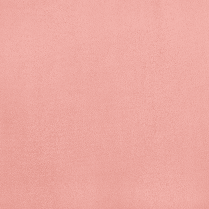 Giroletto a Molle con Materasso Rosa 200x200 cm in Velluto