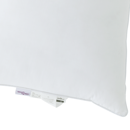 Piumone con cuscino 3 pcs Bianco Microfibra