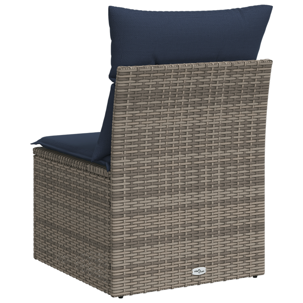 Divano da giardino Grigio 55 x 62 x 69 cm Poly Rattan